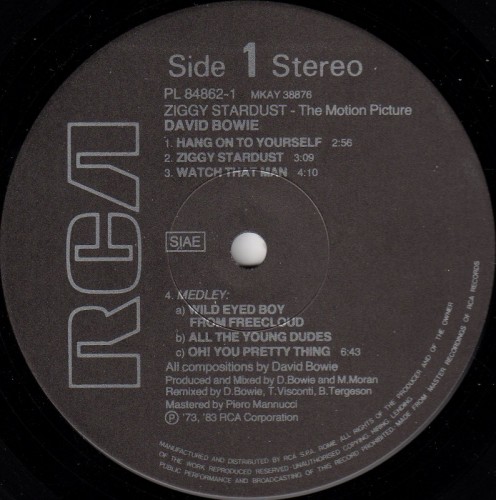 This is a thumbnail + LP 1983 Ziggy Stardust TMP RCA PL 84862(2) Italy Label 1.jpg