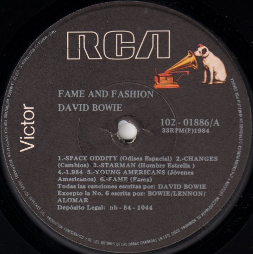 This is a thumbnail + LP 1984 Fame and fashion RCA 102-01886 Venezuela Label A.jpg
