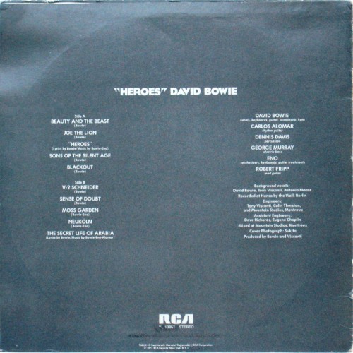 This is a thumbnail + LP 1981 Heroes RCA YL 13857 Italy Back.jpg