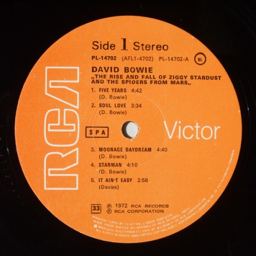 This is a thumbnail + LP 1972 Ziggy Stardust RCA Portugal PL-14702 Label 1.JPG