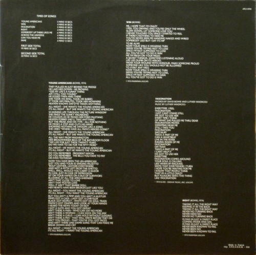 This is a thumbnail + LP 1983 Young Americans RCA APL1-0998 France Inner 1.jpg