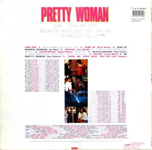 This is a thumbnail + LP 1990 Pretty woman EMI LP-7 2 02702 6 Yugoslavia Back.jpg