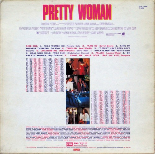 This is a thumbnail + LP 1990 Pretty Woman EMI EKPL-0084 Korea Back.jpg