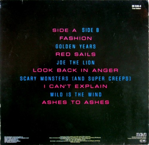 This is a thumbnail + LP 1983 Golden years Sony 28 540-3 Germany Back.jpg