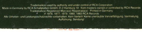This is a thumbnail + LP 1983 Golden years Sony 28 540-3 Germany Back footer.jpg