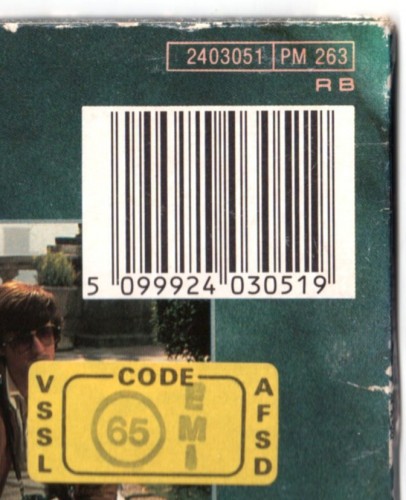 This is a thumbnail + LP 1985 The falcon and the snowman EMI 2403051 France Back detail URC.jpg
