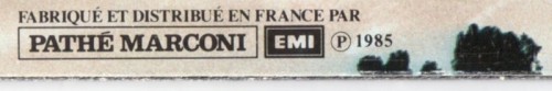 This is a thumbnail + LP 1985 The falcon and the snowman EMI 2403051 France Back footer.jpg