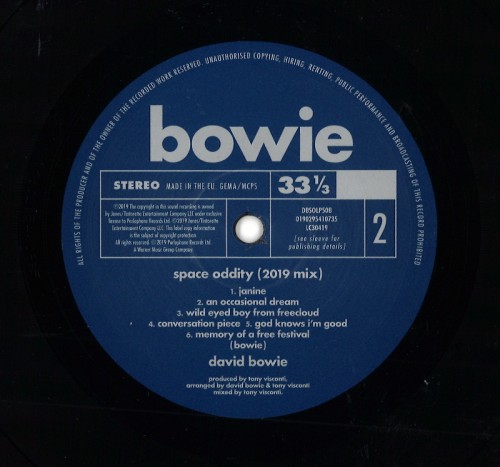 This is a thumbnail + LP Space Oddity Parlophone 2019 (black) DBSOLP50 Label 2.jpg