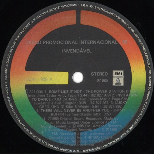 This is a thumbnail + LP 1985 This is not America (var.) EMI SDP-958 Brazil Label A.jpg