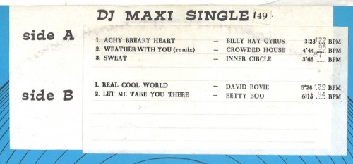 This is a thumbnail + LP 1990 Real cool world (var.) DMC DJ MAXI 149 Poland Front detail.jpg