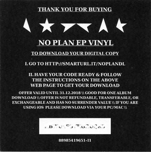 This is a thumbnail + 2017 Lazarus EU (clear vinyl) Download card backside.jpg