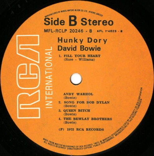 This is a thumbnail + LP Hunky Dory Greece RCLP 20246 197x Label B.jpg