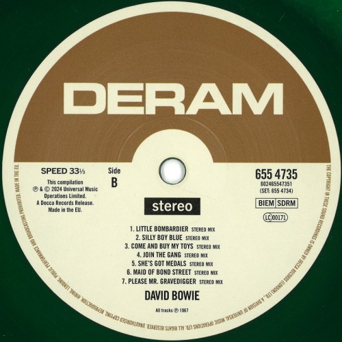 This is a thumbnail + EU 2024 David Bowie (green and cream vinyl) Label B.jpg