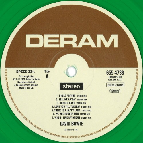 This is a thumbnail + EU 2024 David Bowie (green transparent vinyl) Label A.jpg