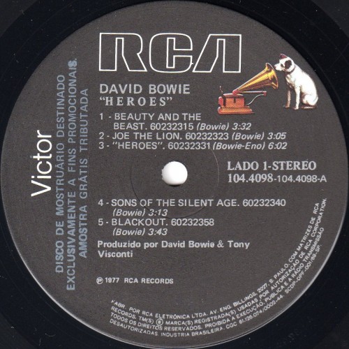 This is a thumbnail + LP 1977 Heroes RCA 104 4098 Brazil Label 1.jpg