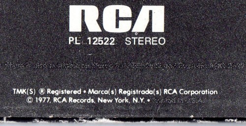 This is a thumbnail + LP 1977 Heroes RCA PL-12522 Italy Back footer.jpg