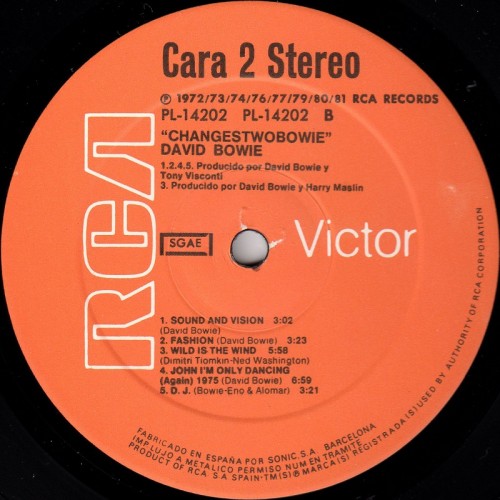 This is a thumbnail + LP 1981 Changes Two RCA PL-14202 Spain Label B.JPG