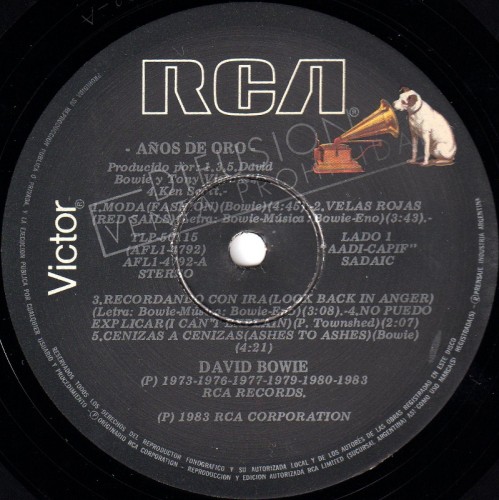 This is a thumbnail + LP 1983 Anos de oro RCA TLP-50115 Argentina promo Label 1.JPG