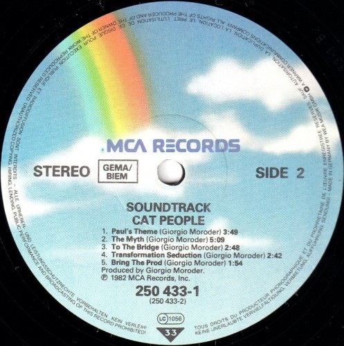 This is a thumbnail + LP 1982 Cat People MCA 250 433-1 Germany Label 2.jpg