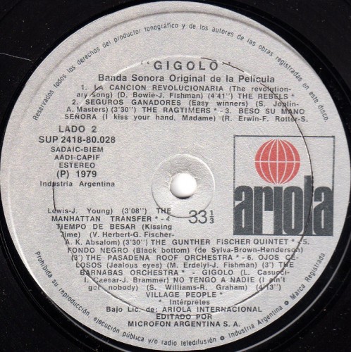 This is a thumbnail + LP 1979 Gigolo Ariola 2418-SUP-80029 Argentina Label 2.jpg