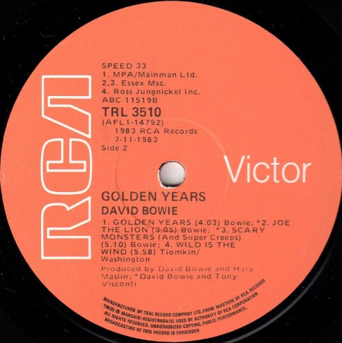 This is a thumbnail + LP 1983 Golden Years RCA TRL 3510 South Africa Label 2.jpg
