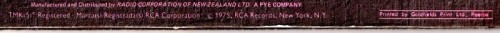 This is a thumbnail + LP 1975 Young Americans RCA APL1-0998 New Zealand Back footer.jpg