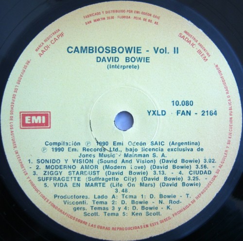 This is a thumbnail + LP 1990 Changes Vol 2 EMI 10080 Argentina Label 1.jpg