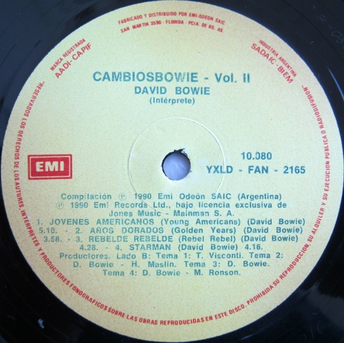 This is a thumbnail + LP 1990 Changes Vol 2 EMI 10080 Argentina Label 2.jpg