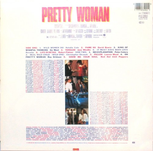 This is a thumbnail + LP 1990 Pretty Woman EMI 064-7 93492 1 USA Back.jpg