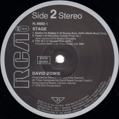 This is a thumbnail + LP 1983 Stage RCA Germany PL 89002 Label 2.JPG