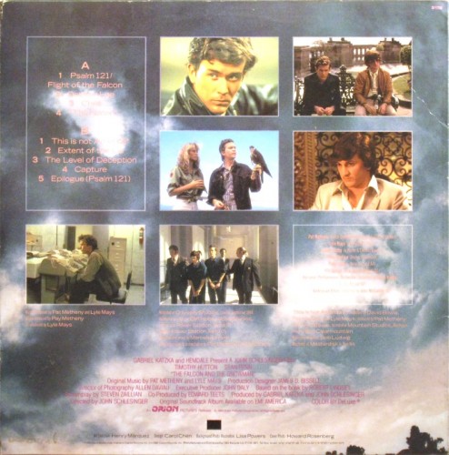 This is a thumbnail + LP 1985 The falcon and the snowman Israel Capitol SV 17150 Back.JPG