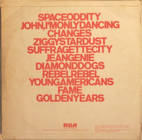 This is a thumbnail + LP 1976 Changes One RCA APL1-1732 South-Africa - Back.jpg
