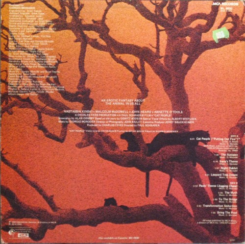 This is a thumbnail + LP 1982 Cat People MCA ML 4600 South Africa - Back.jpg